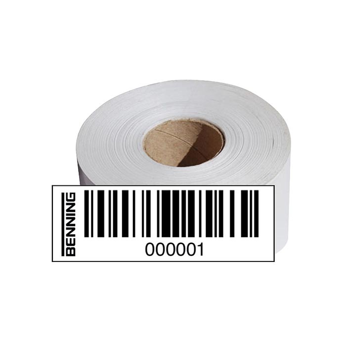 BENNING Barcode labels (Nr. 1 - 1000)