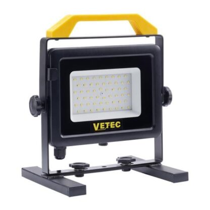 Vetec Comprimo LED bouwlamp op standaard 50W met 5 meter snoer - klasse I